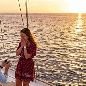 Noche romántica a bordo